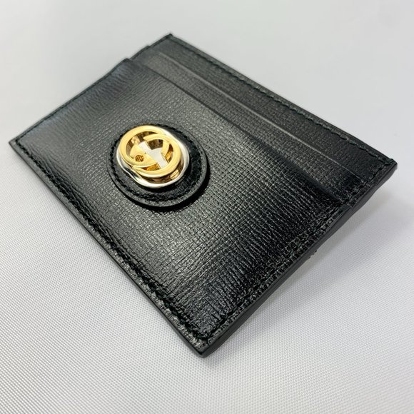 Gucci GG Marina Card Holder in Black ALL ITEMS IN MY CLOSET ARE AUTHENTIC 🥰 - Picture 4 of 10